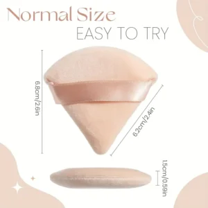 Set de 3 borlas triangulares