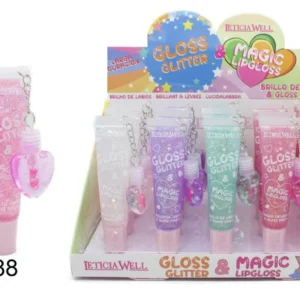TUBO GLOSS GLITTER+MAGICLOSS CORAZON