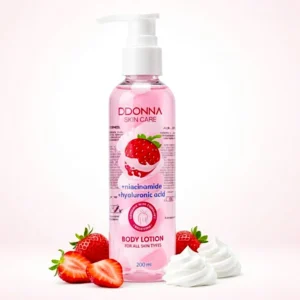 Loción corporal Fresa y Nata