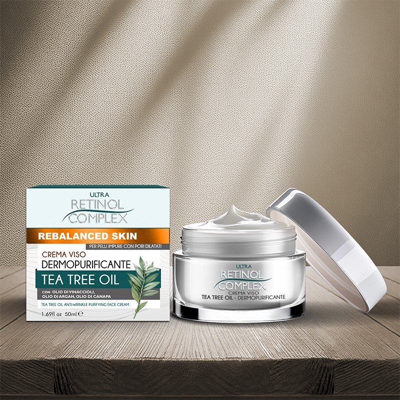 Crema Facial con Aceite de Arbol de Te 50 ml