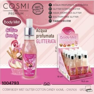 COSMI BODY MIST GLITTER ALGODÓN DE AZÚCAR 100ML
