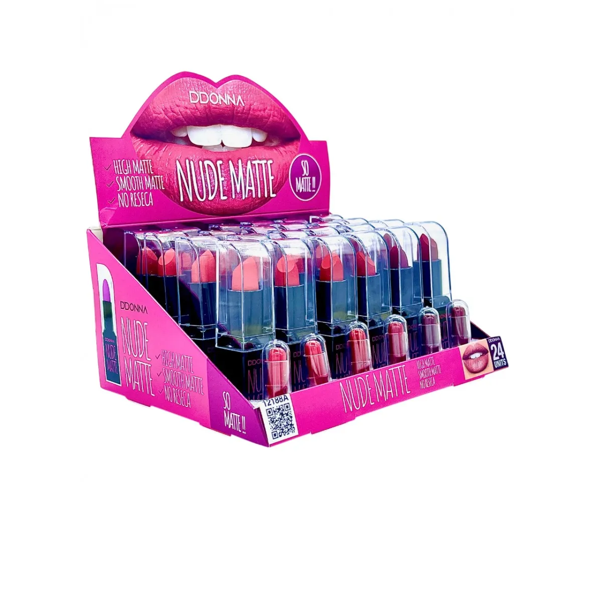 LIPSTICK NUDE MATTE ROJOS