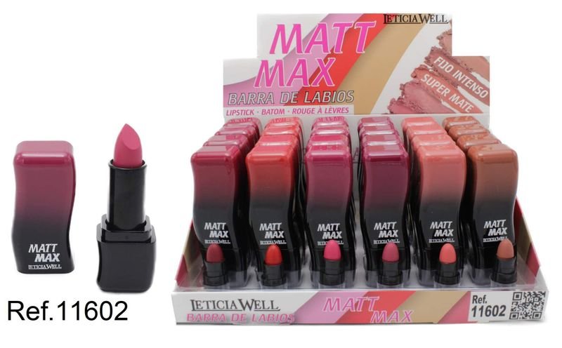 BARRA DE LABIOS MATT MAX FIJO INTENSO