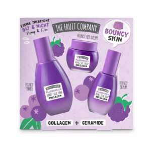 SET TRATAMIENTO FACIAL BOUNCY SKIN MORAS COLÁGENO TÓNICO + CREMA + SERUM