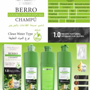 CHAMPU CON COLAGENO Y ACEITE DE ARGAN NEGRO