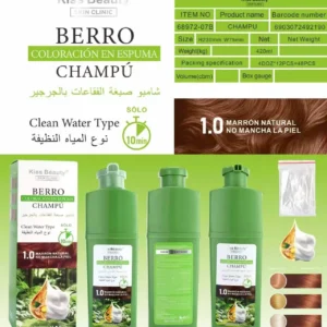 CHAMPU CON COLAGENO Y ACEITE DE ARGAN CASTAÑO