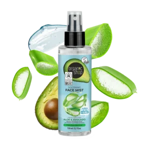 Bruma facial calmante para todo tipo de pieles con aguacate y aloe