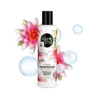 Acondicionador abrillantador para cabello teñido con nenúfar y amaranto
