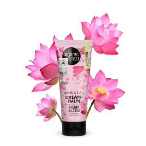 Crema y bálsamo para manos y uñas Cereza y loto