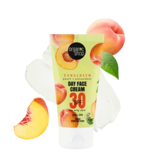 Crema facial de día con protector solar FPS 30 para piel grasa