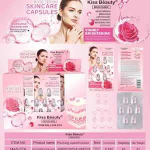 CAPSULAS CON SERUM DE ROSA