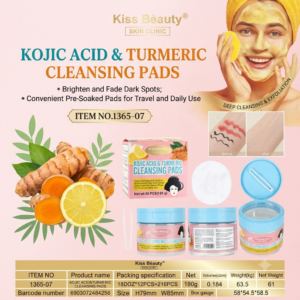 DISCOS DESMAQUILLANTES ACIDO KOJIC Y CURCUMA