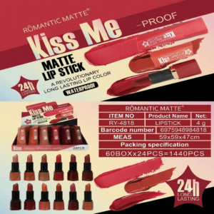 LIPSTICK MATTE KISS ME 24H
