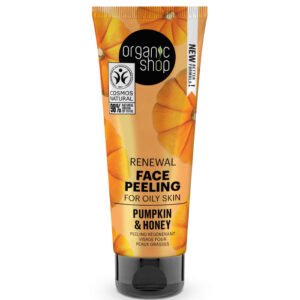 Exfoliante facial renovador para piel grasa Calabaza y Miel