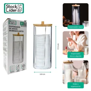 DISPENSADOR DE DISCOS DESMAQUILLANTES