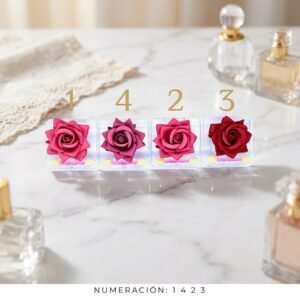 COLORETES EN FORMA DE ROSAS