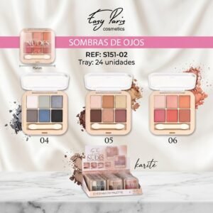 SOMBRA DE OJOS NUDE 6 TONOS