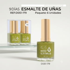 LACA DE UÑAS 9 DIAS ALTO BRILLO