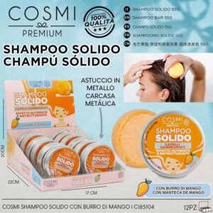 CHAMPU SOLIDO MANGO CABELLO DAÑADO