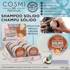 CHAMPU SOLIDO COCO CABELLO SECO