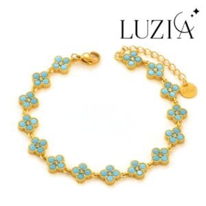 PULSERA ACERO CHAPADO ORO 18K