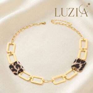 COLLAR ACERO CHAPADO ORO 18K