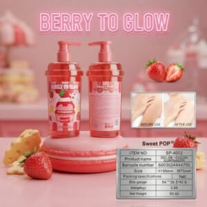 GEL DE DUCHA ILUMINADOR BATIDO FRESA