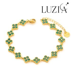 PULSERA ACERO CHAPADO ORO 18K