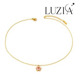 COLLAR ACERO CHAPADO ORO 18K