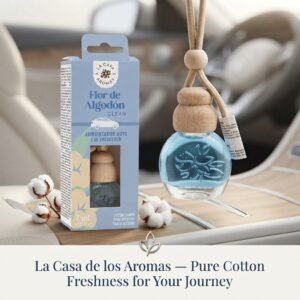 AMBIENTADOR COCHE ALGODON 7ML - LA CASA DE LOS AROMAS