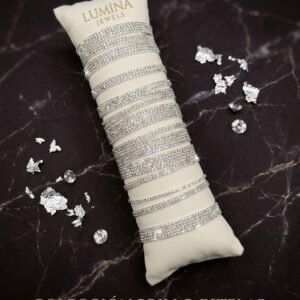 PULSERA ELASTICA BRILLO PLATA