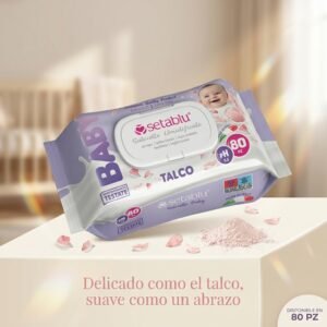 TOALLITAS BEBE TALCO 80UND